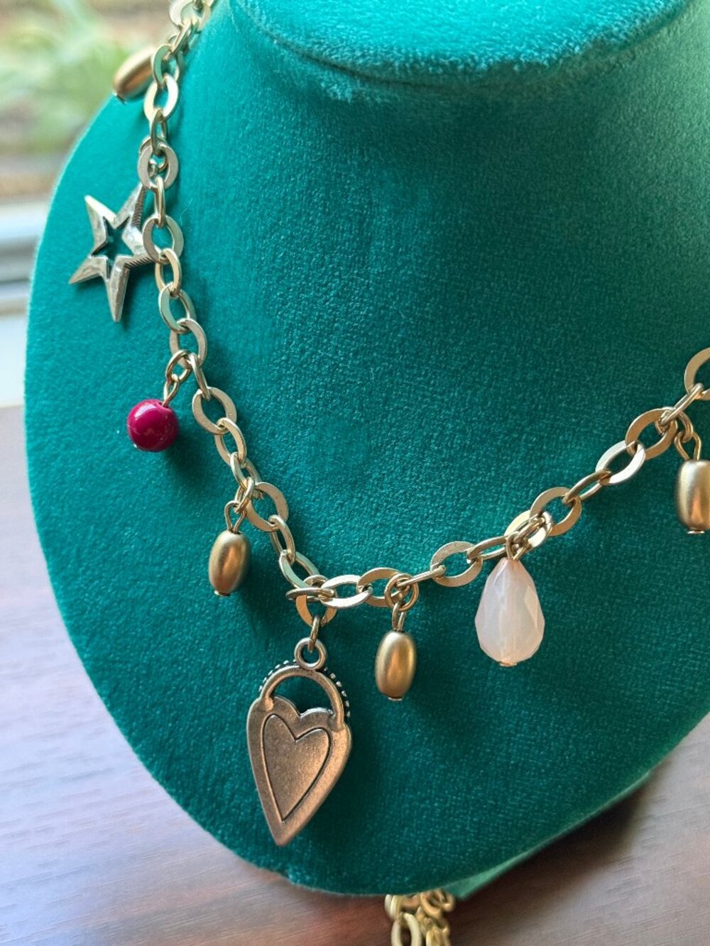 Chico's Charm Necklace Extra Long